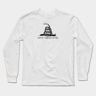 Don't Tread On Me Flag Long Sleeve T-Shirt